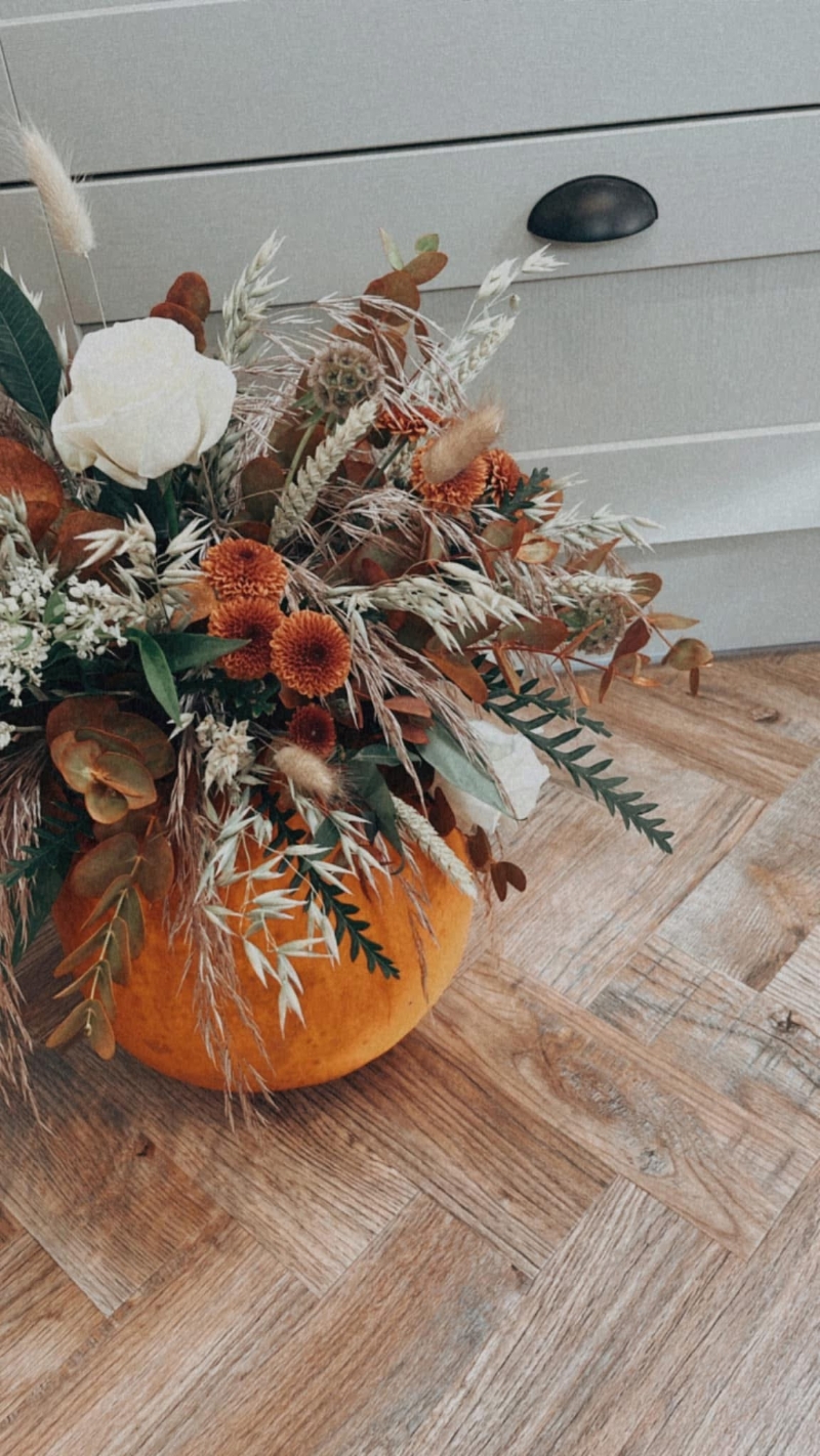Pumpkin Floral Arragenments