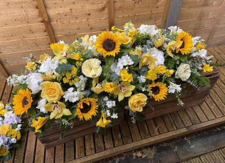 Yellow and White Spray