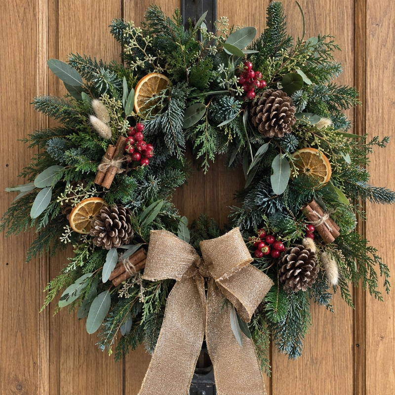 Traditional Florist choice Wreath