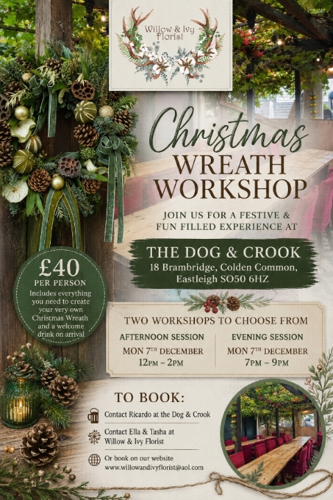 Christmas Wreath Workshop