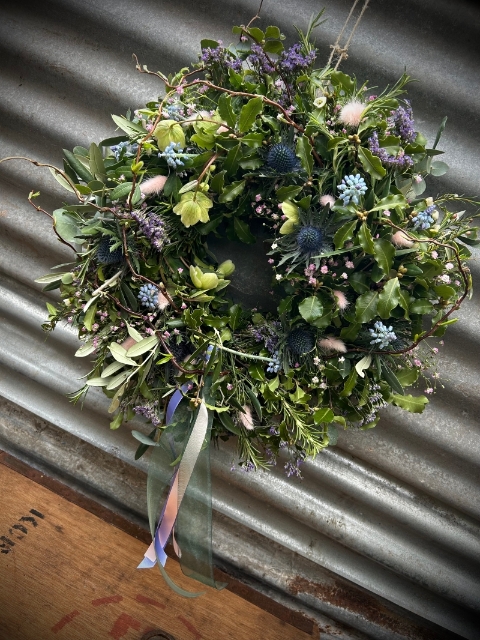 Country Garden Willow Wreath