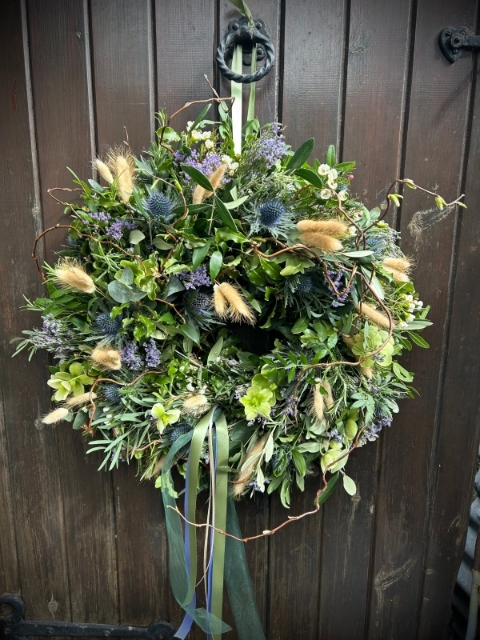 Country Garden Willow Wreath